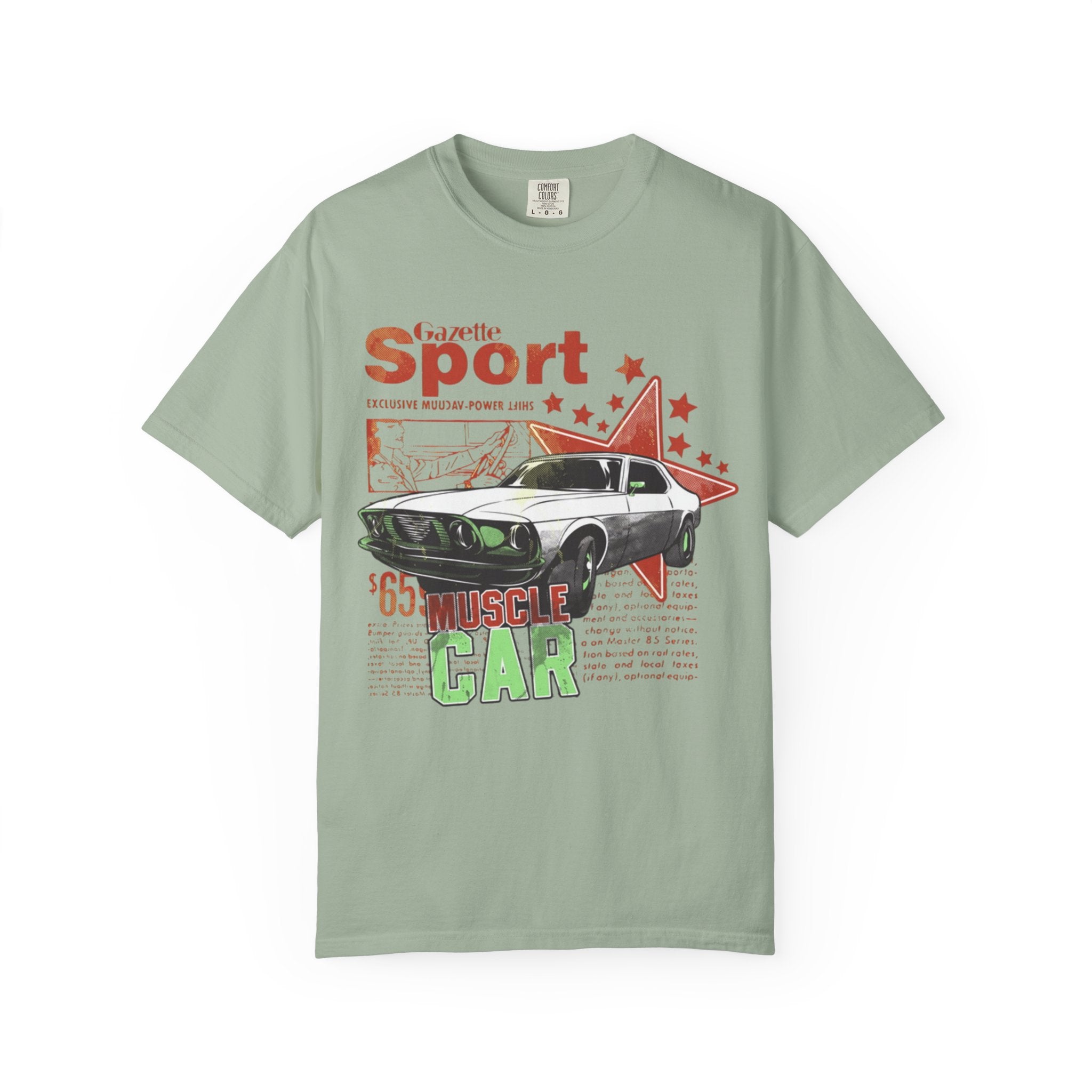 Muscle Car Graphic T-Shirt — '65 Sport Vintage Auto Tee