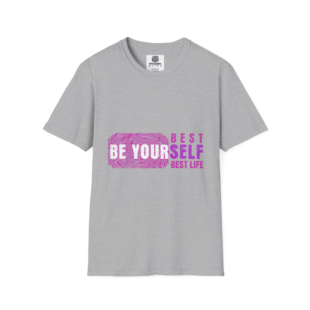 Best Yourself T-Shirt — Inspirational Pink Graphic Tee