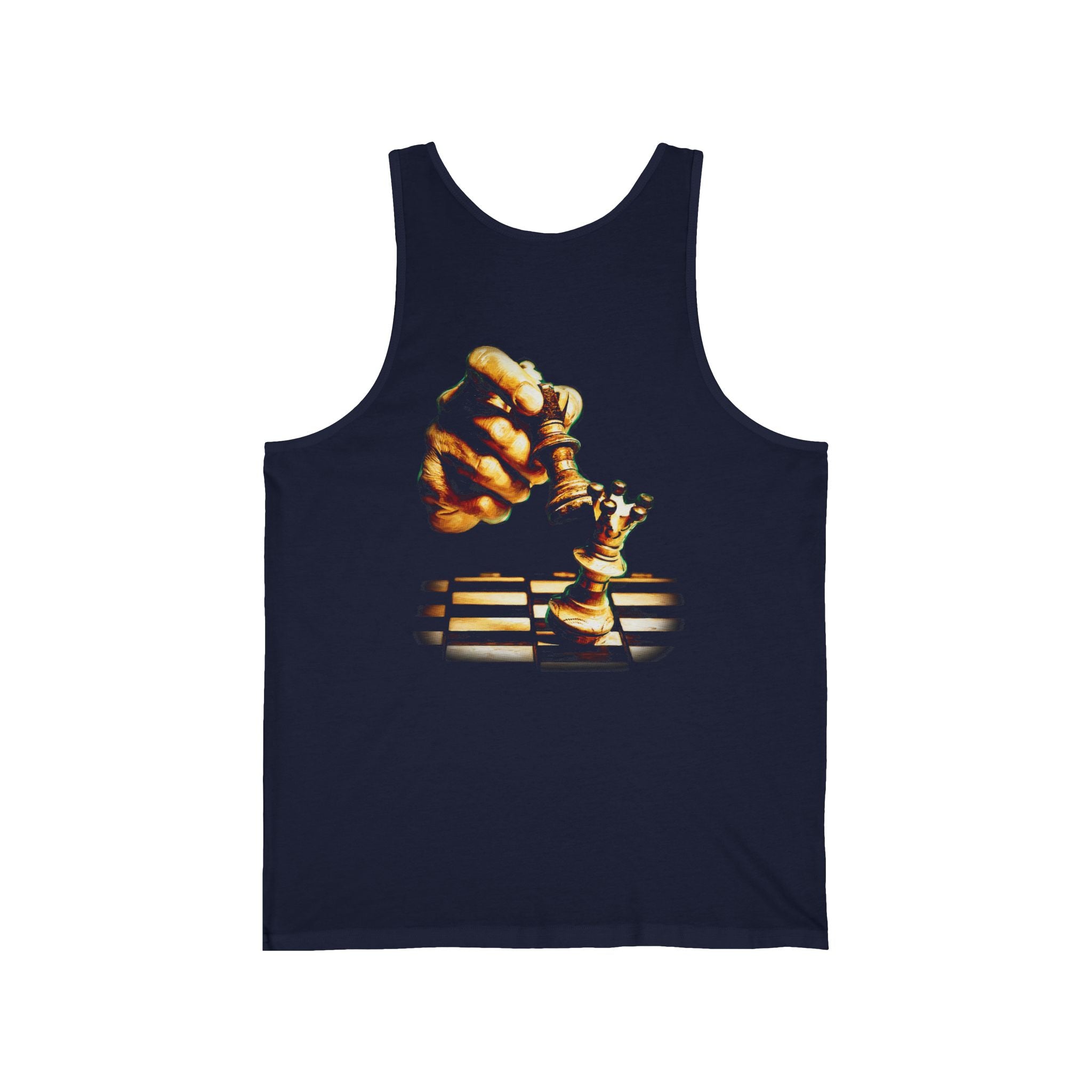 Chess King Move Tank Top — Strategic Chess Graphic Tank