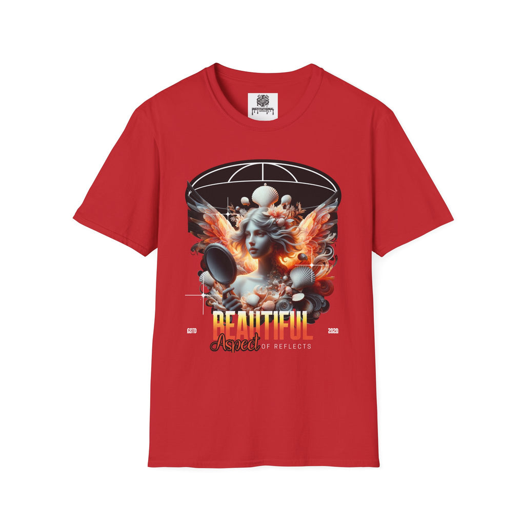Artistic Phoenix Portrait T-Shirt — 'Beautiful' Retro Surreal Graphic Tee