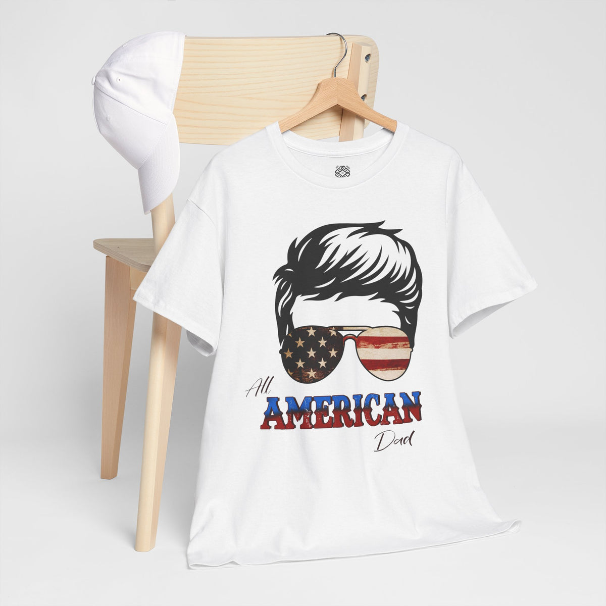 American Sunglasses Graphic Tee — "All American" Patriotic USA T-Shirt