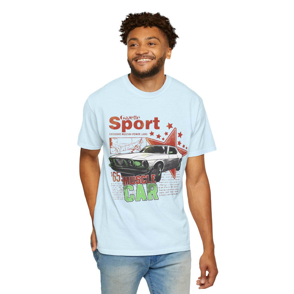 Muscle Car Graphic T-Shirt — '65 Sport Vintage Auto Tee