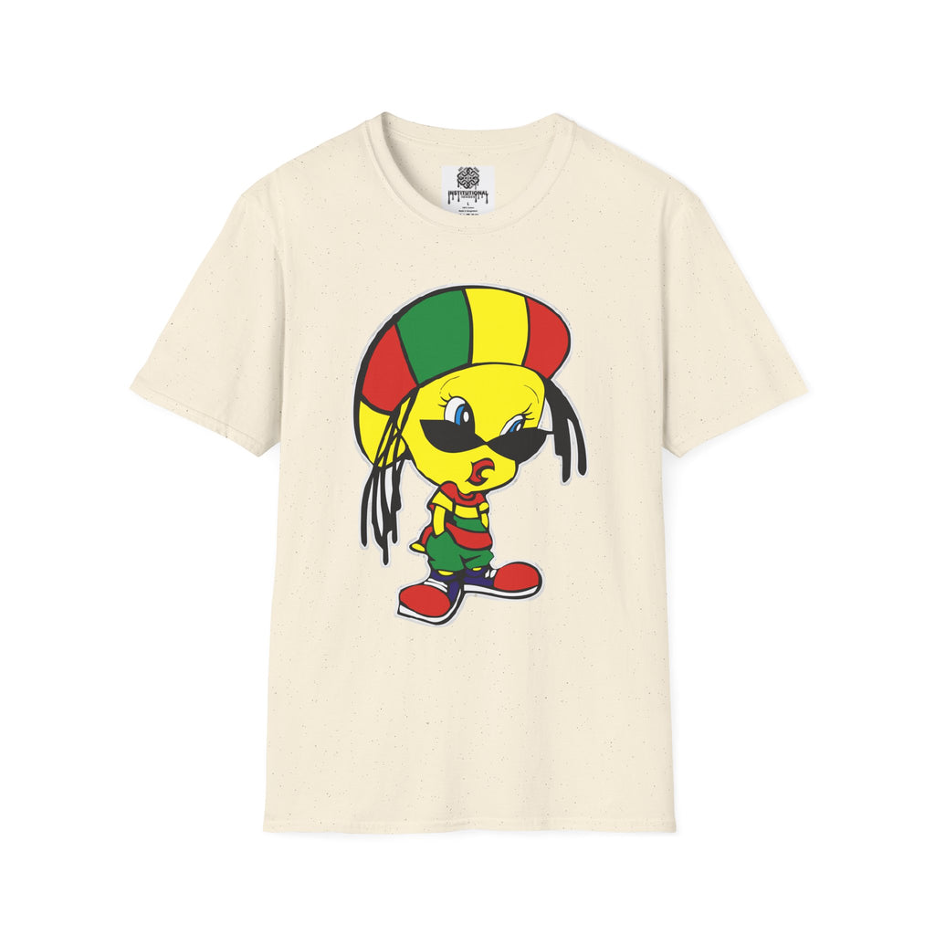 Rasta Tweety T-Shirt — Reggae Cartoon Graphic Tee