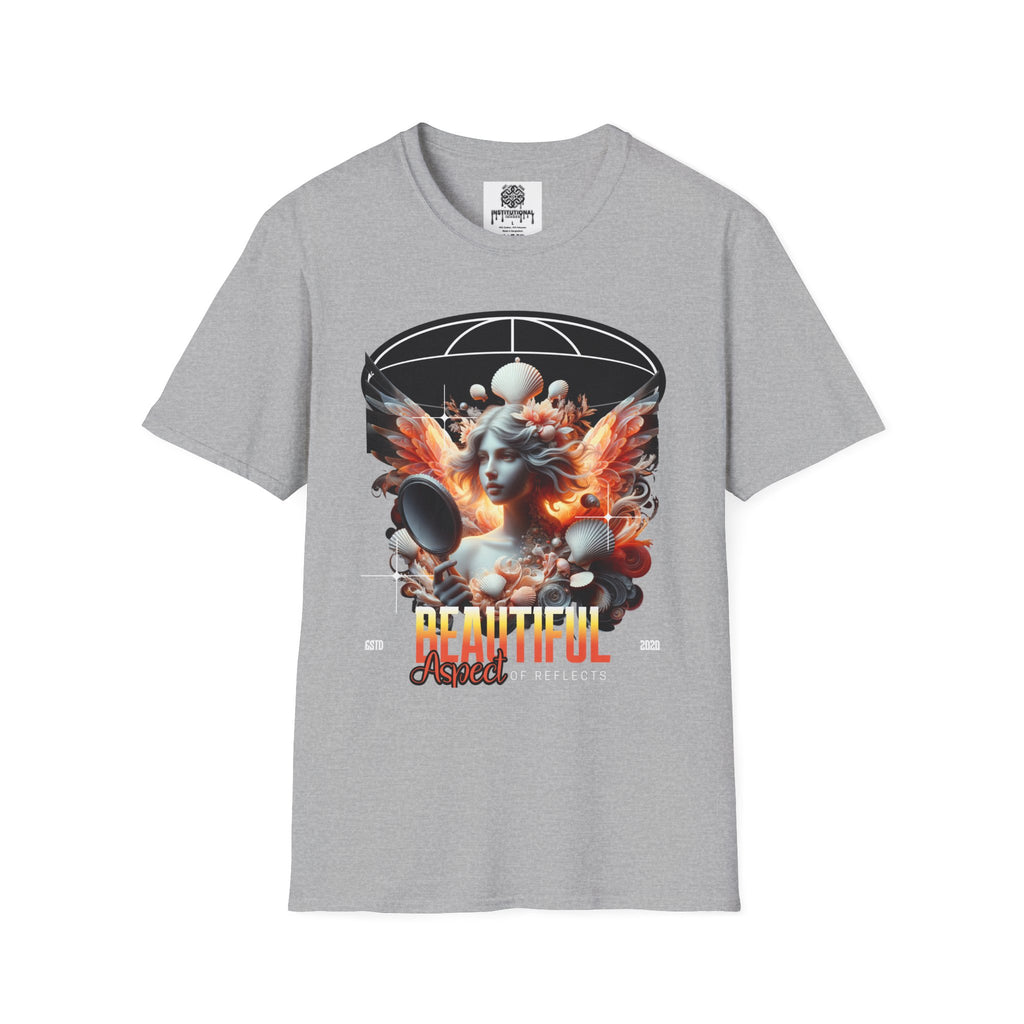 Artistic Phoenix Portrait T-Shirt — 'Beautiful' Retro Surreal Graphic Tee