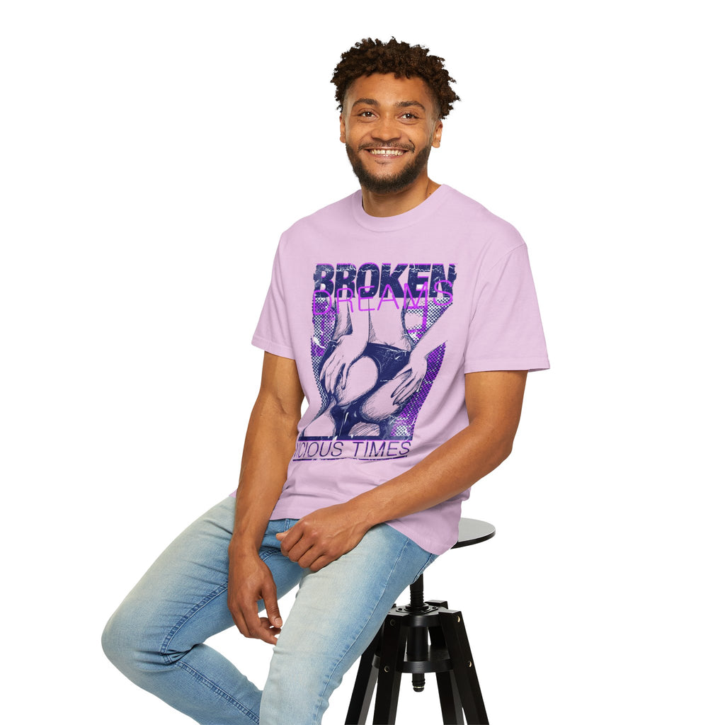 Broken Dreams Graphic T-Shirt — "Vicious Times" Retro Pop Art Tee