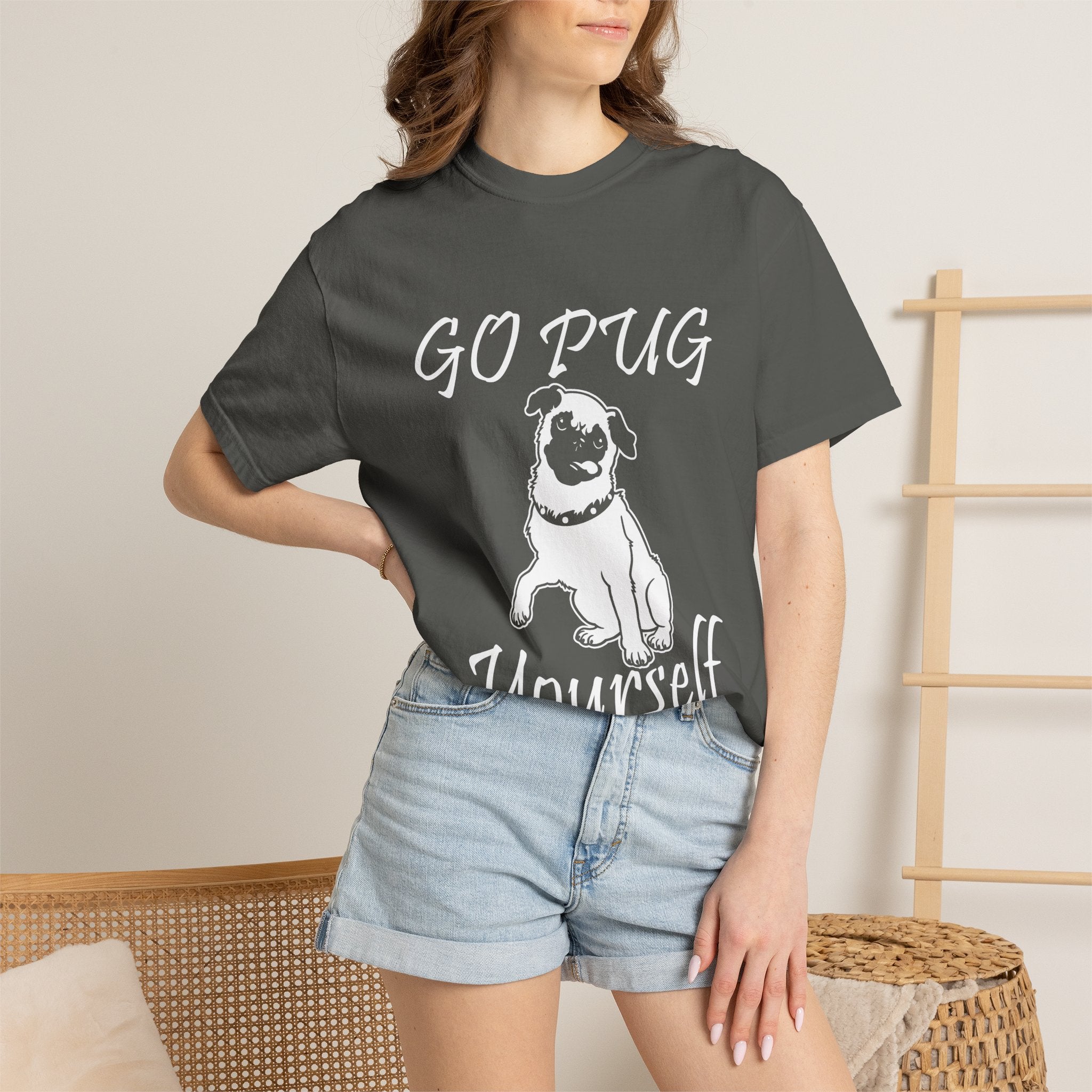 Go Pug Yourself T-Shirt — Funny Pug Dog Graphic Tee