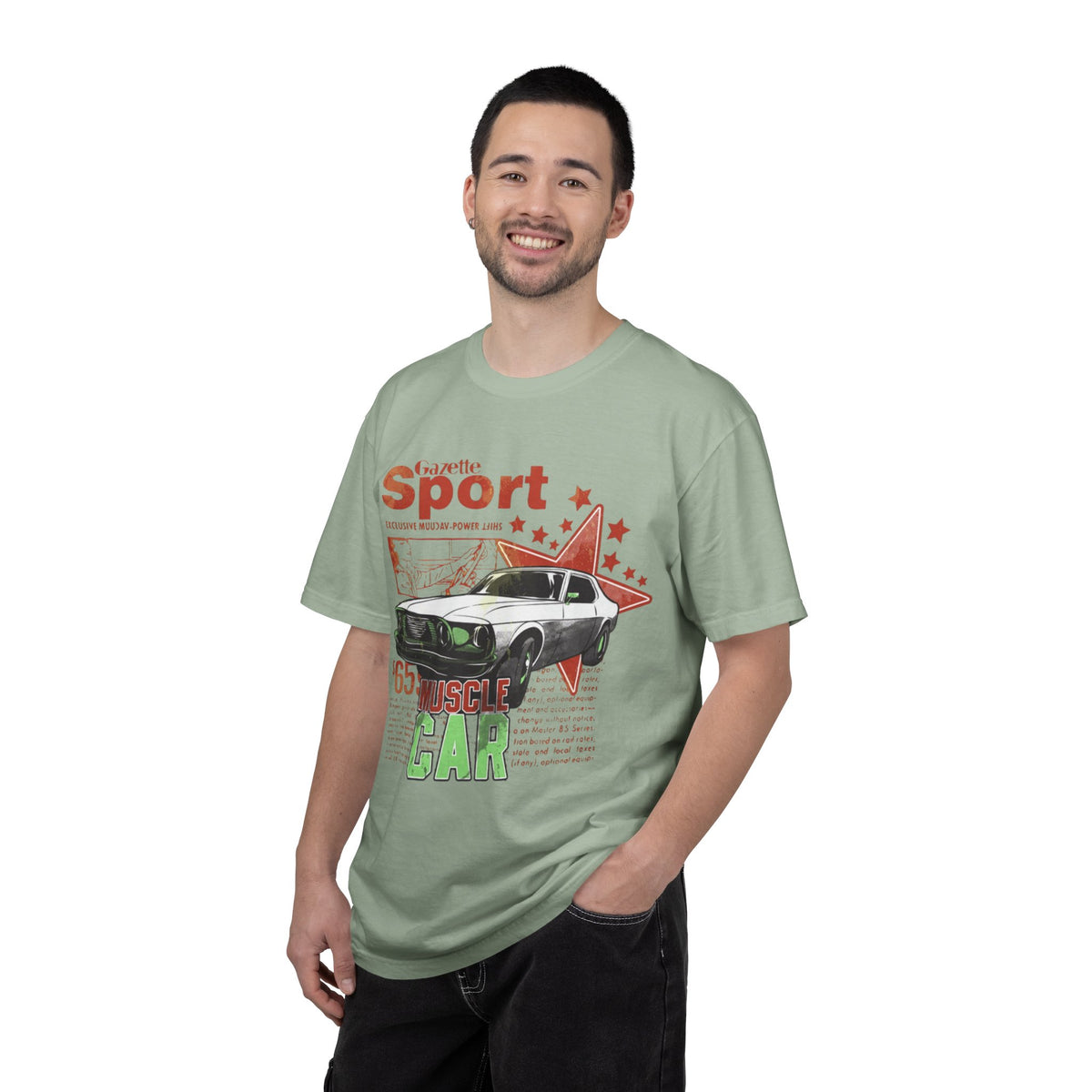 Muscle Car Graphic T-Shirt — '65 Sport Vintage Auto Tee