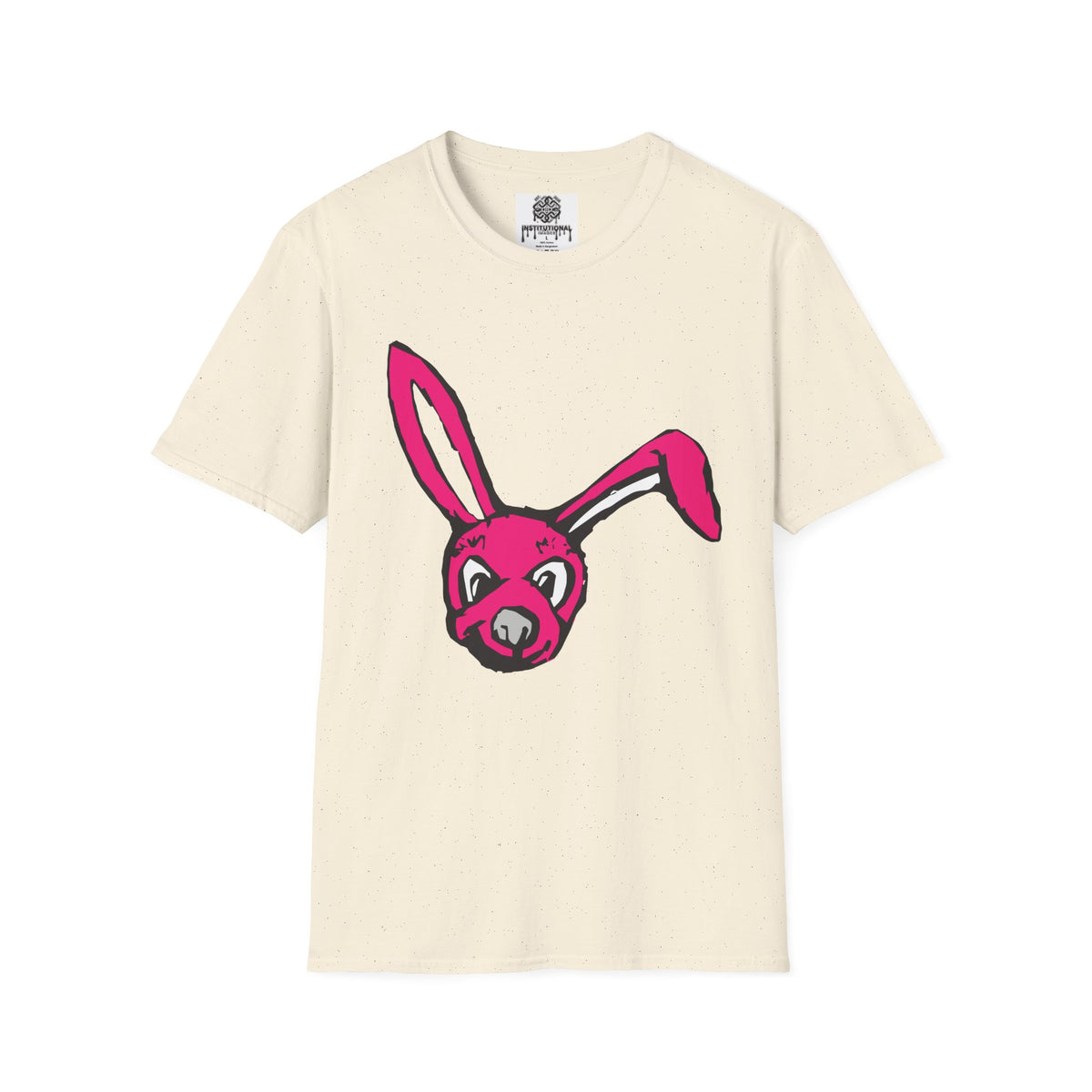 Pink Bunny Graphic T-Shirt — Playful Easter Bunny Tee