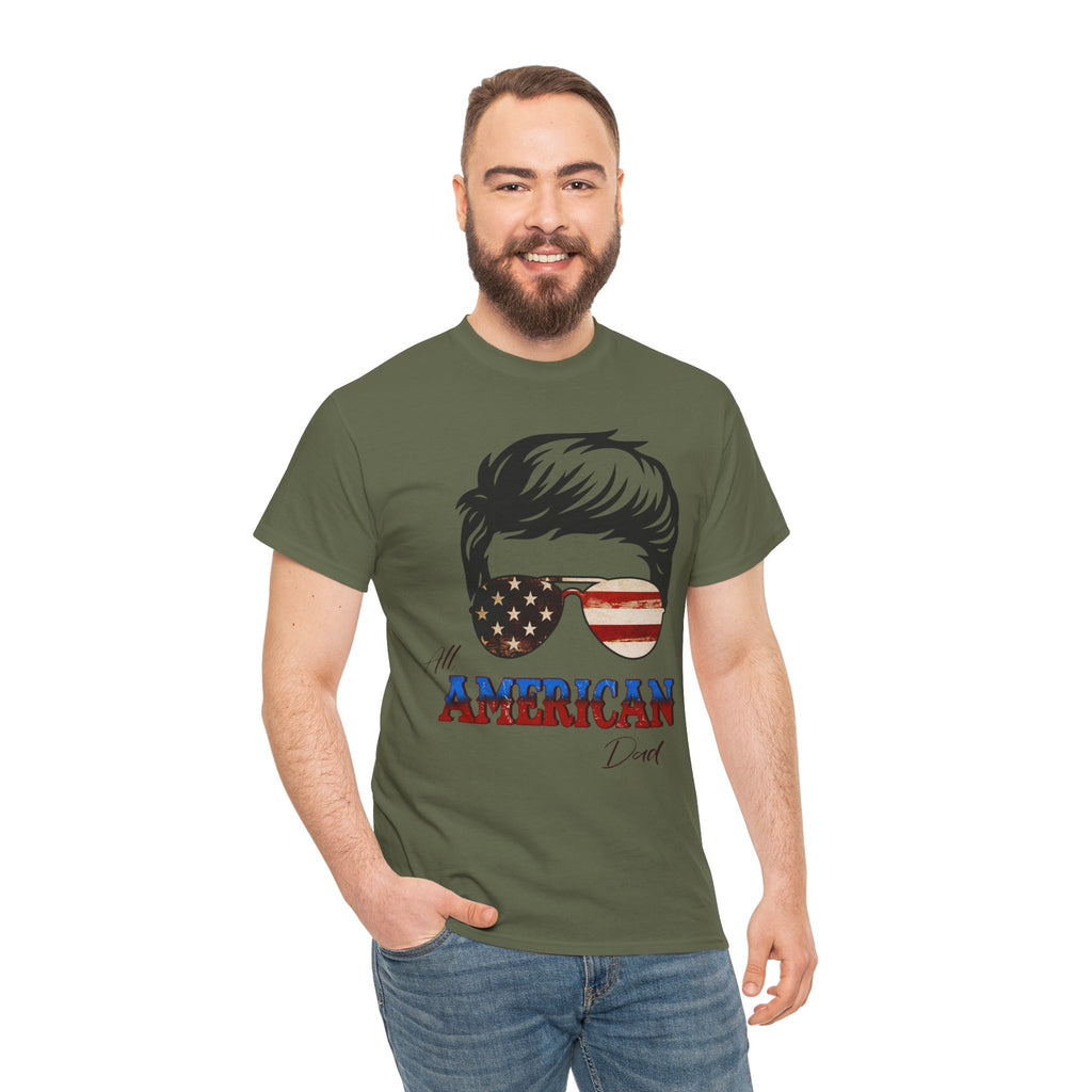 American Sunglasses Graphic Tee — "All American" Patriotic USA T-Shirt