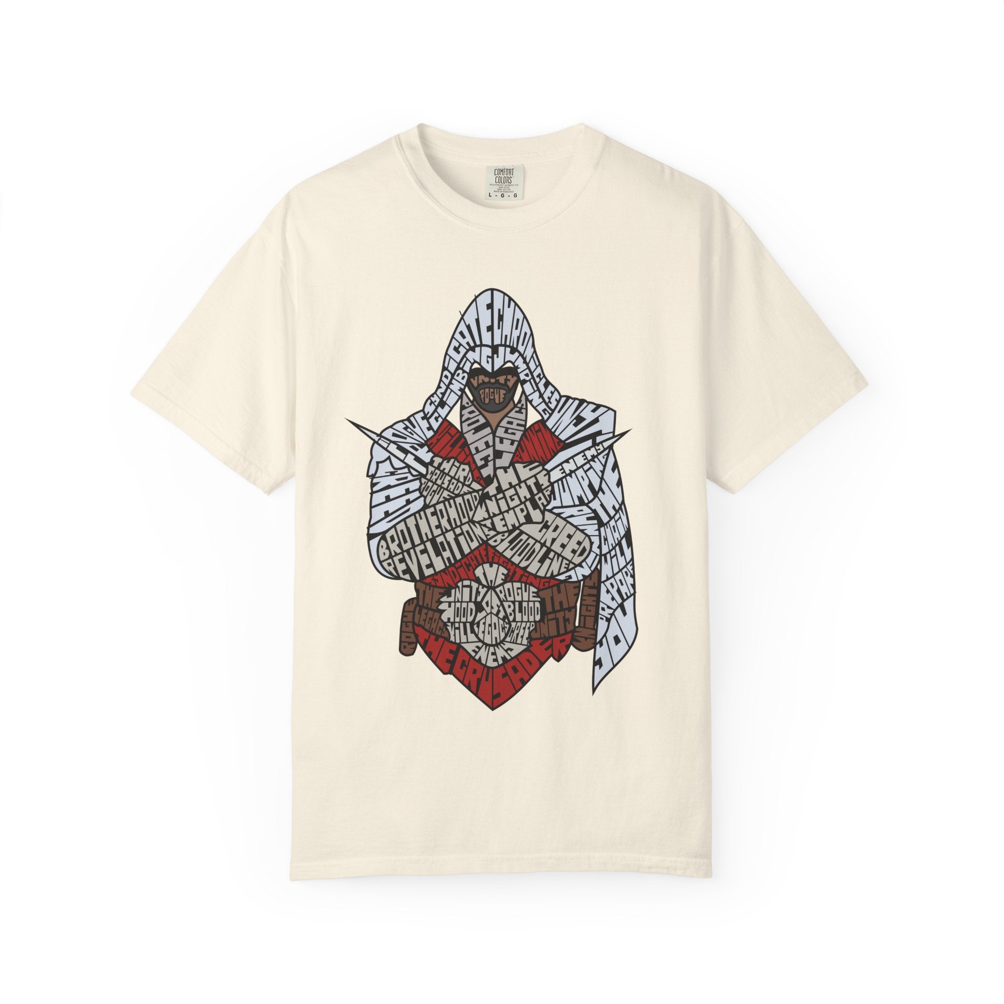 Assassin Hooded Warrior Graphic T-Shirt — Retro Gamer / Video Game Fan Tee