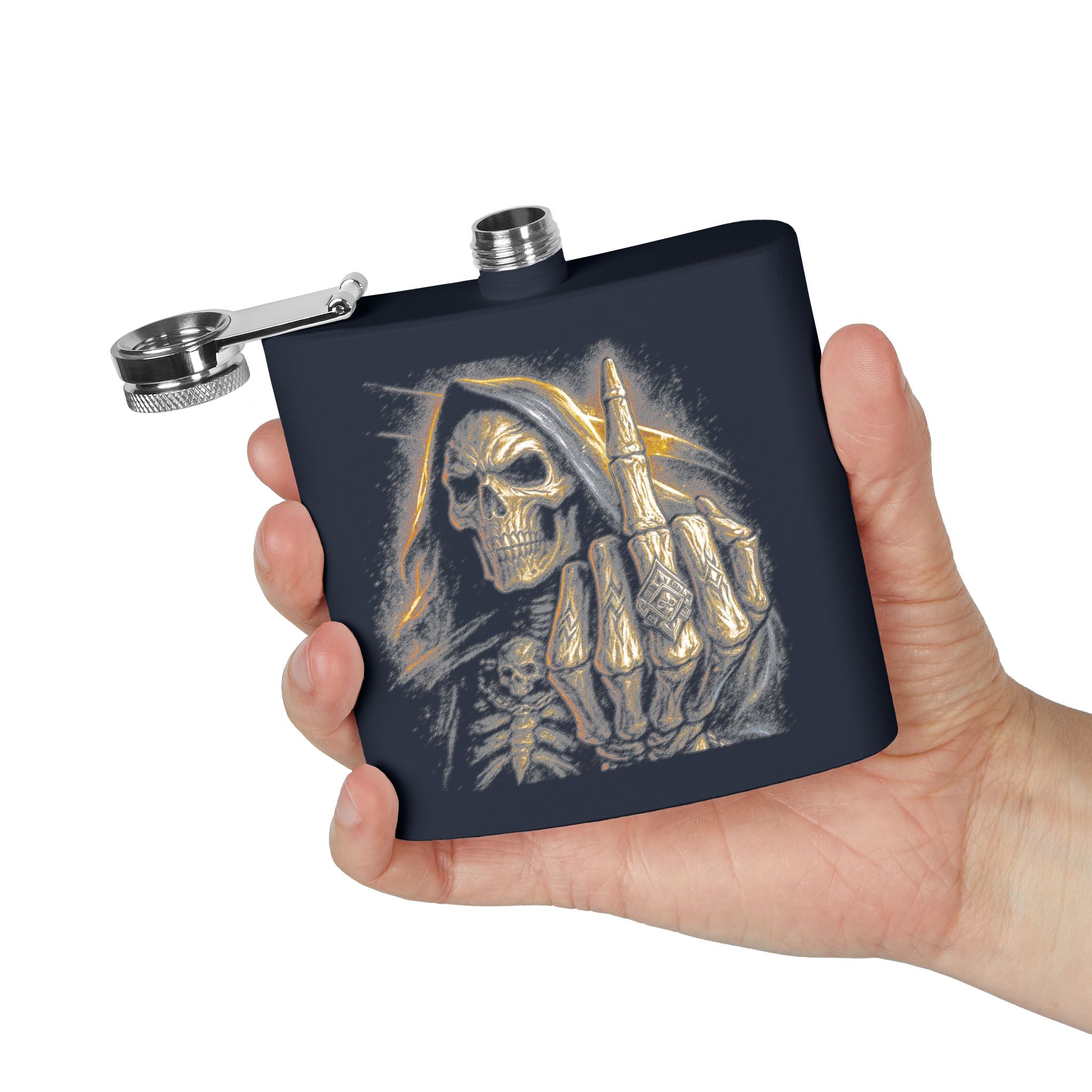 Stainless Steel Flask, 6oz