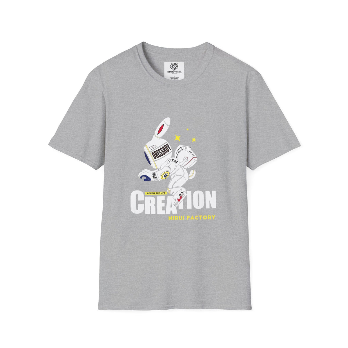Astronaut Creation T‑Shirt — 'Creation' Space Graphic Tee