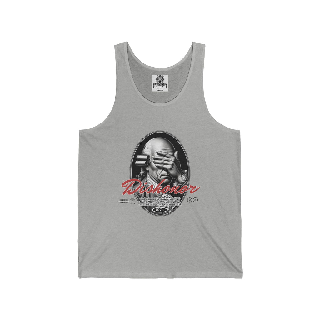 Rebel Reader Tank Top — 'Disobedient' Vintage Portrait Graphic