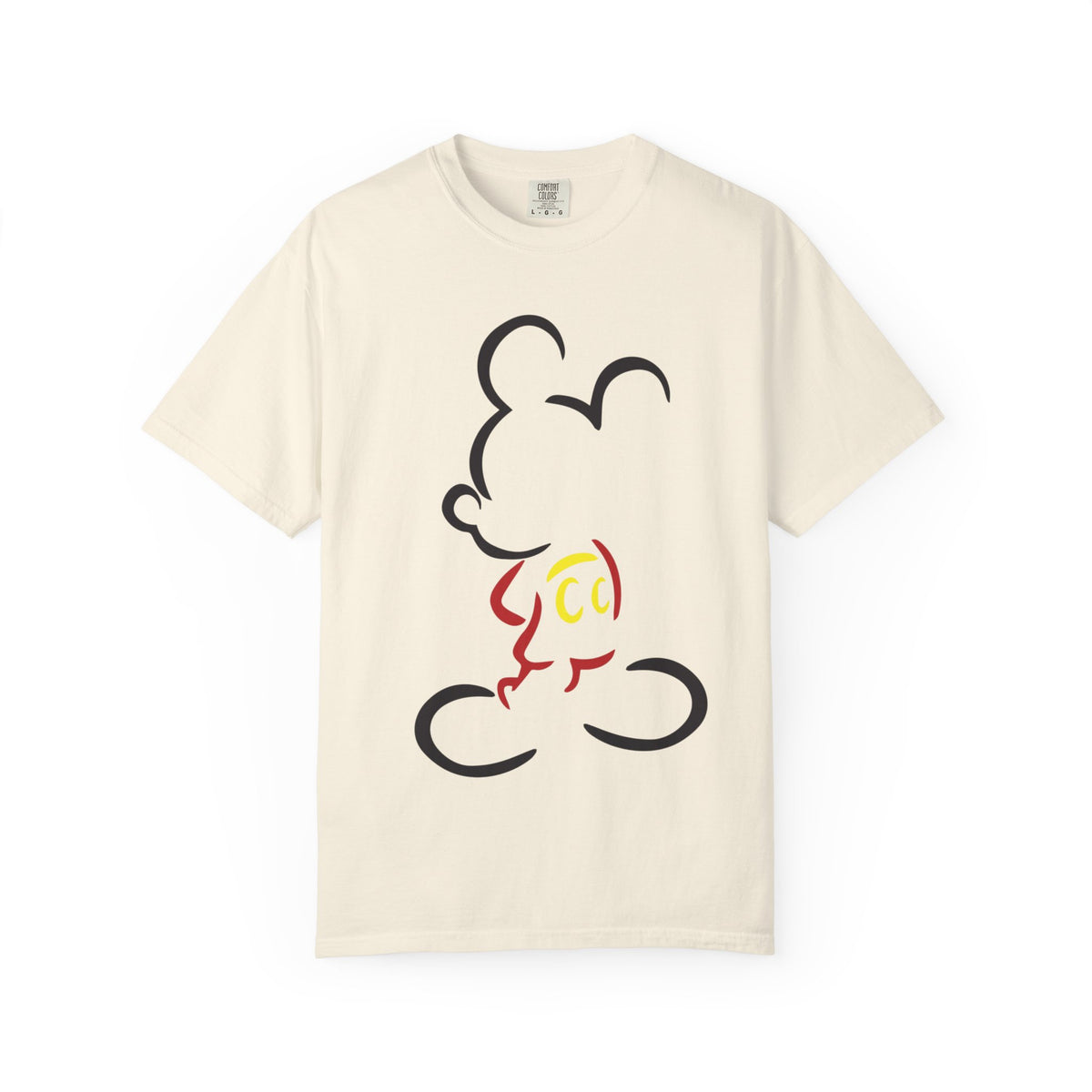 Minimalist Mouse Silhouette T-Shirt