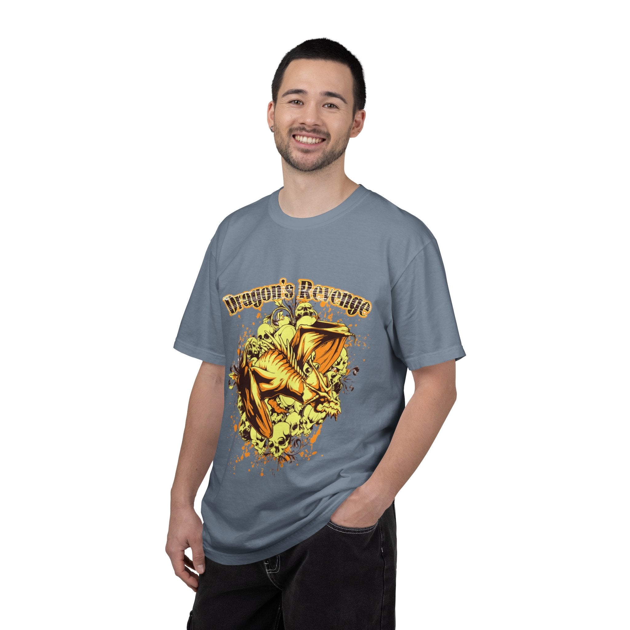 Dragon's Revenge T-Shirt — Fierce Golden Dragon Graphic Tee