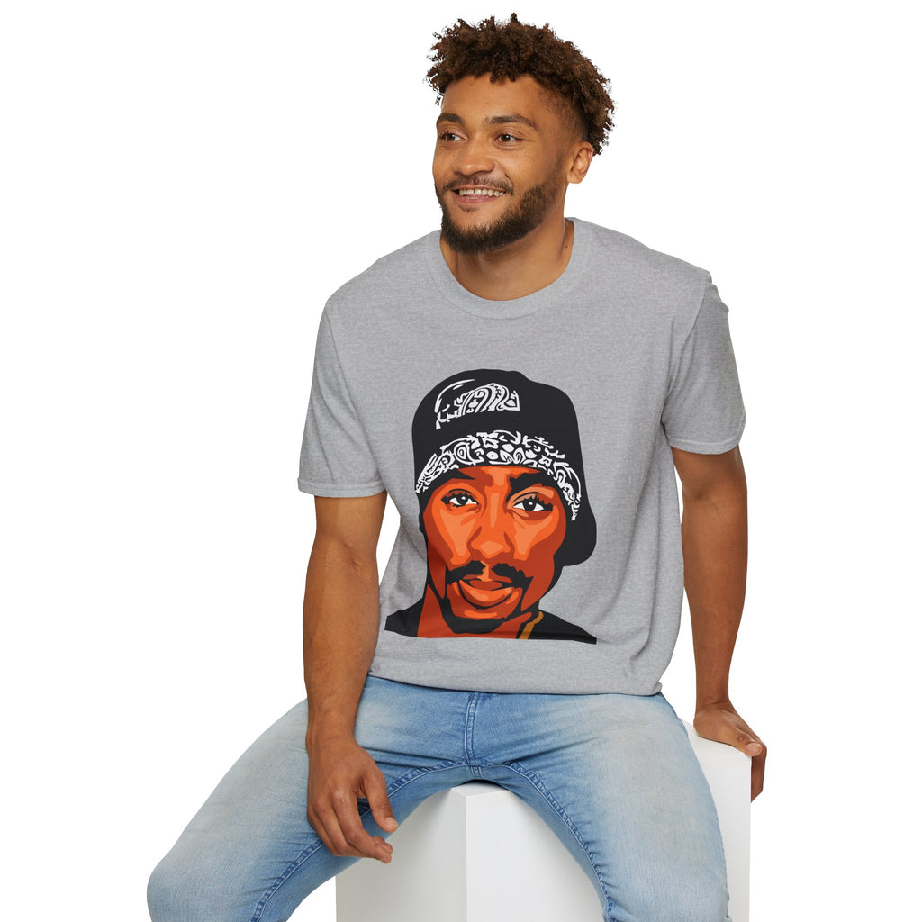 T-Shirt — Iconic  Portrait Tee with Bandana