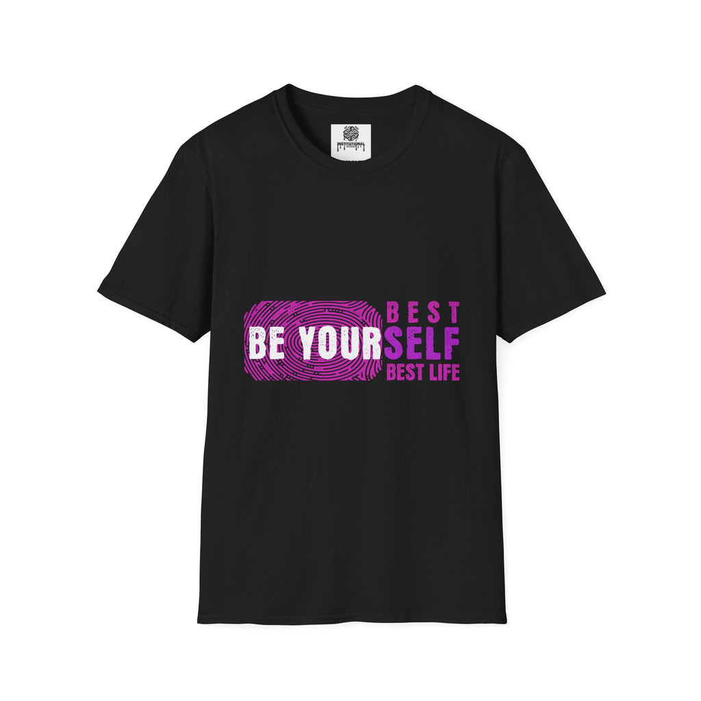 Best Yourself T-Shirt — Inspirational Pink Graphic Tee