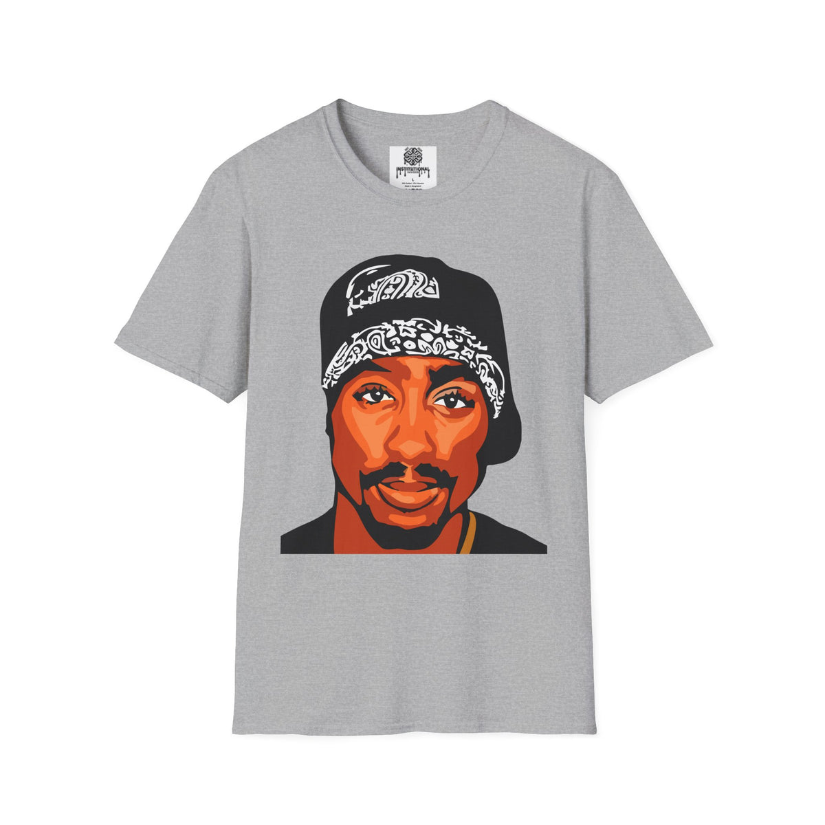 T-Shirt — Iconic  Portrait Tee with Bandana