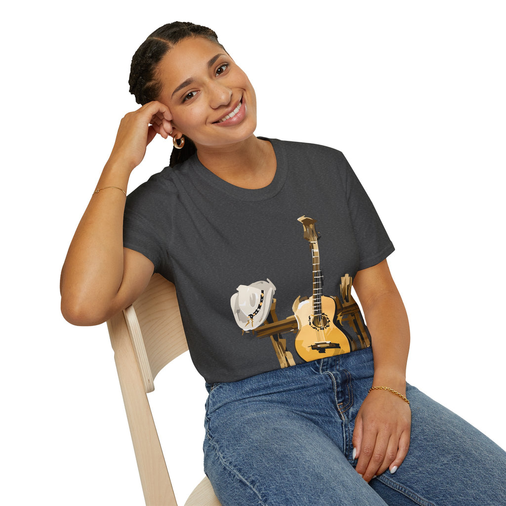 Guitar Trio T-Shirt — Acoustic Banjo Mandolin Musician Tee