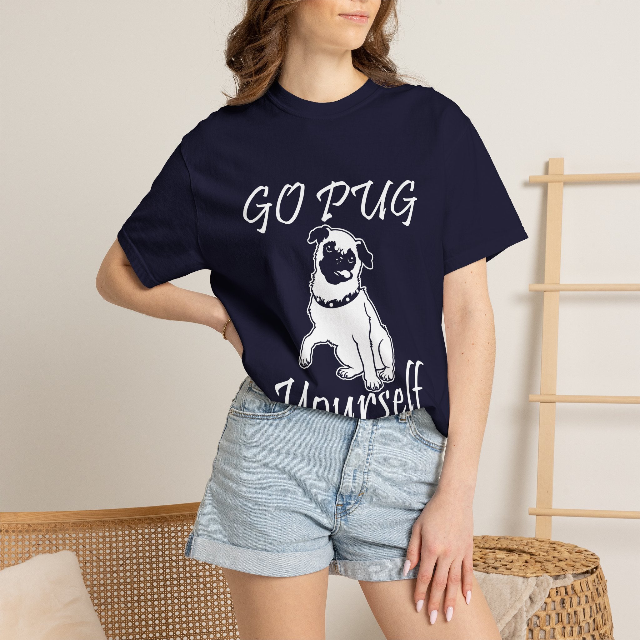 Go Pug Yourself T-Shirt — Funny Pug Dog Graphic Tee