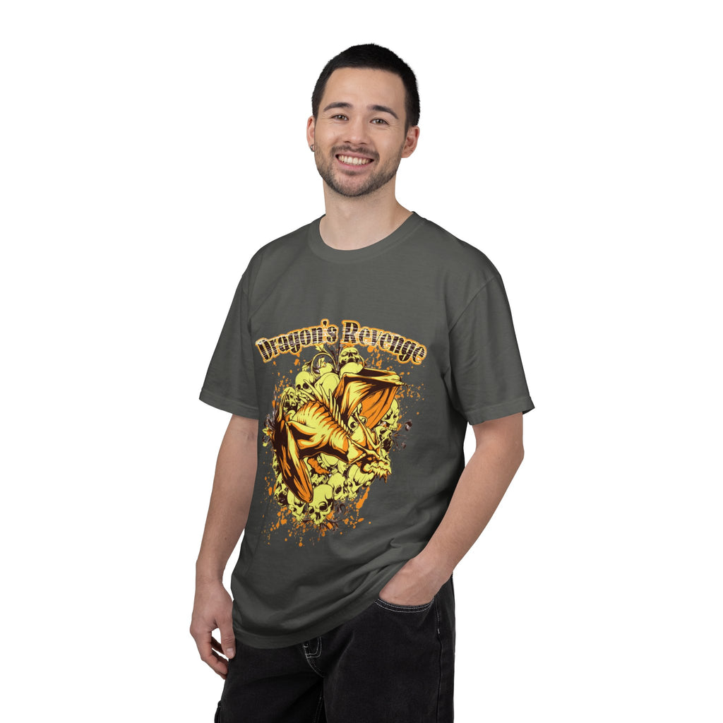 Dragon's Revenge T-Shirt — Fierce Golden Dragon Graphic Tee