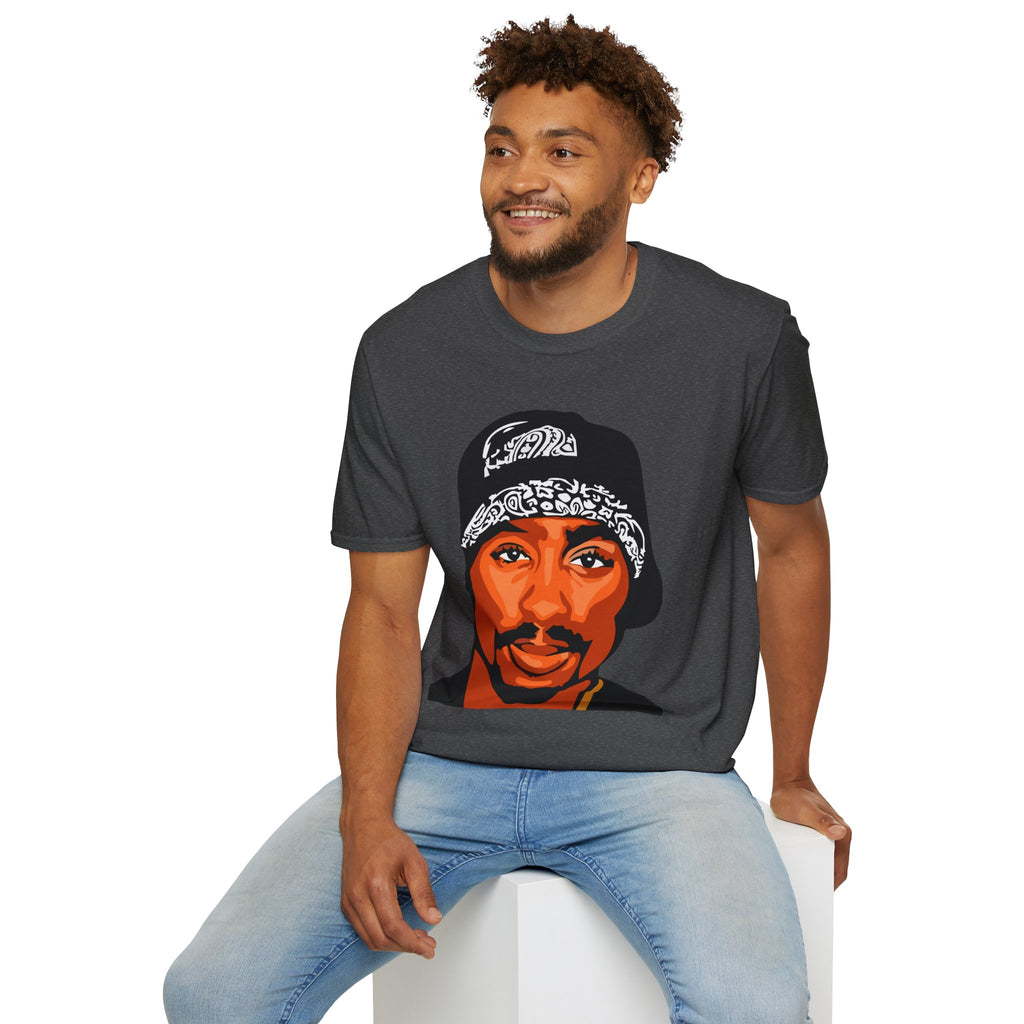 T-Shirt — Iconic  Portrait Tee with Bandana