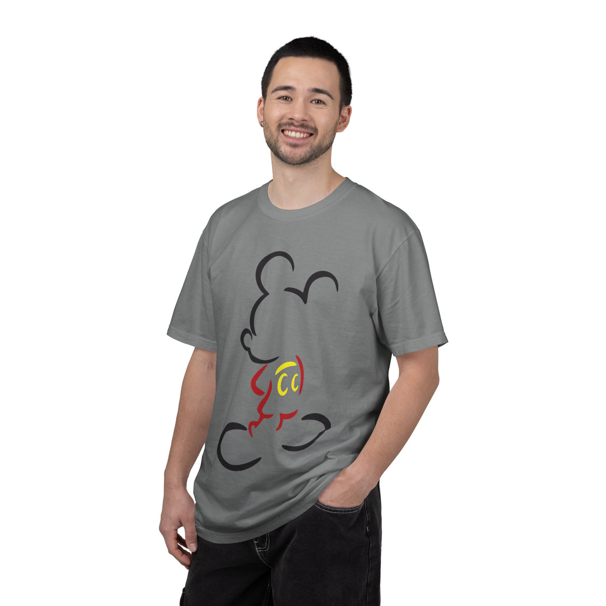 Minimalist Mouse Silhouette T-Shirt