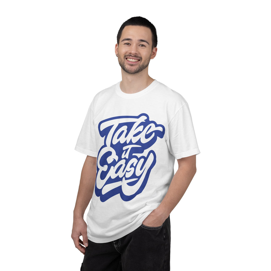 Take It Easy T-Shirt — Retro Script Relaxed Tee