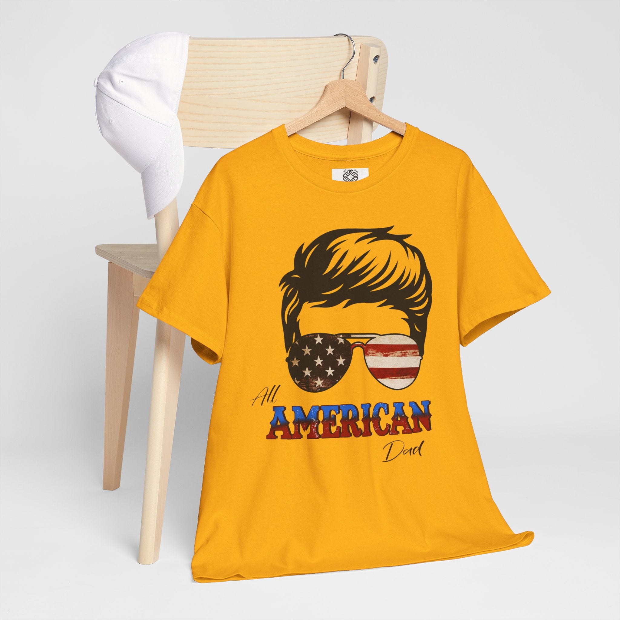American Sunglasses Graphic Tee — "All American" Patriotic USA T-Shirt