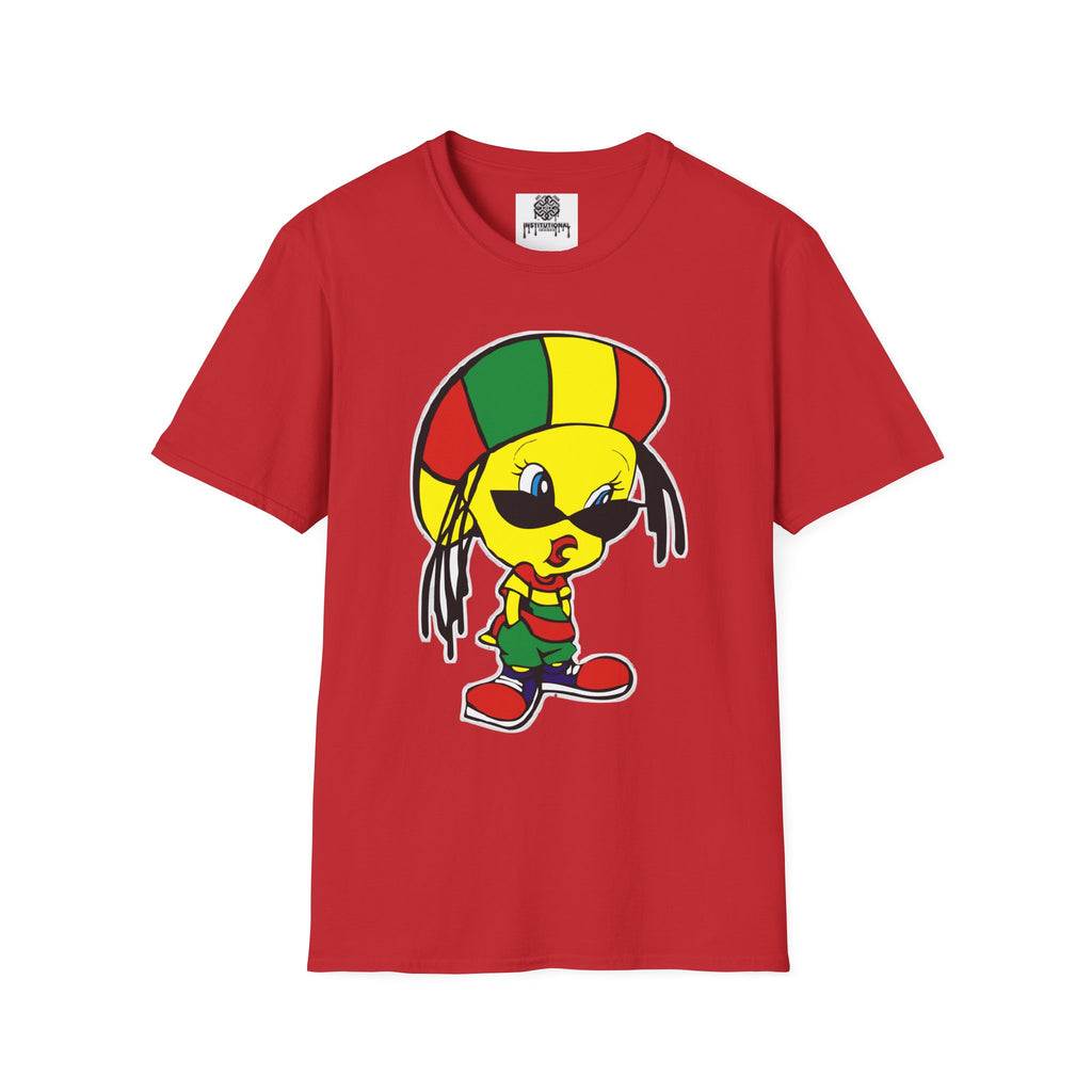 Rasta Tweety T-Shirt — Reggae Cartoon Graphic Tee