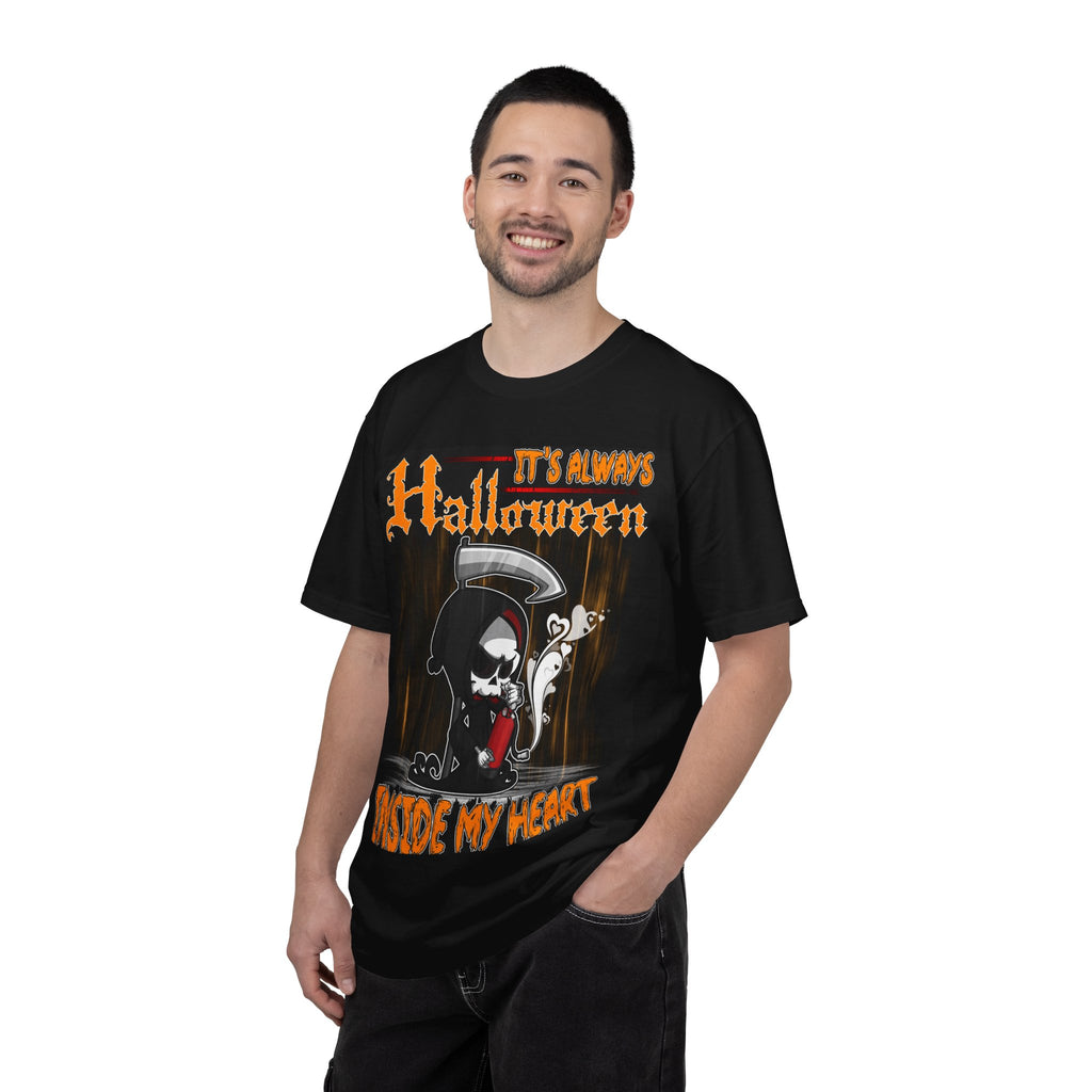 Halloween Grim Reaper T-Shirt — "It’s Always Halloween Inside My Heart"