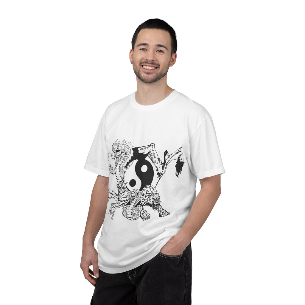 Yin Yang Dragon T-Shirt — Eastern Dragon Graphic Tee