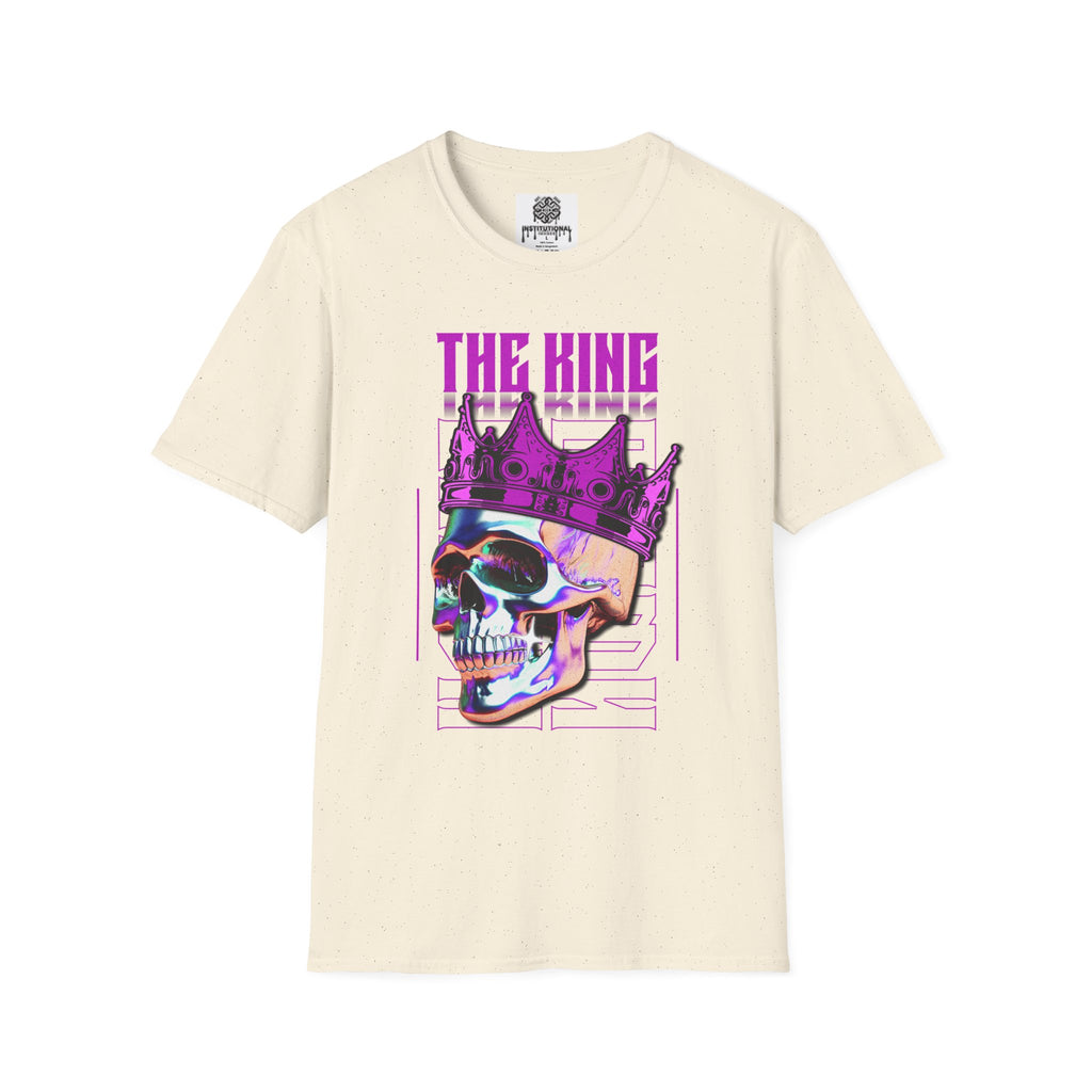 The King Skull Tee — Neon Crown Graphic T‑Shirt