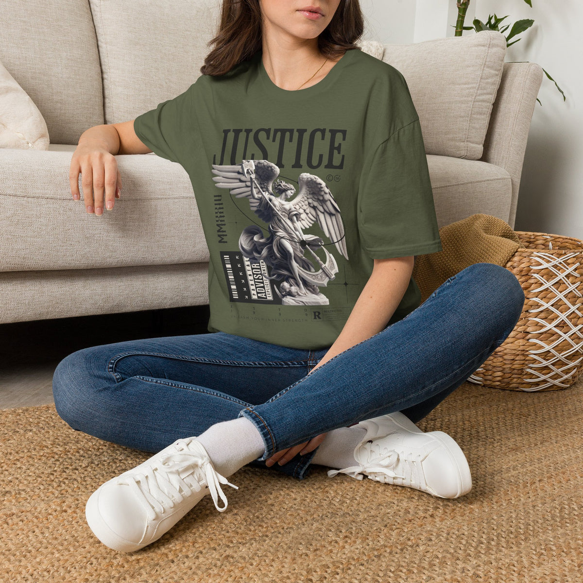 Justice Eagle T-Shirt — Vintage Courtroom Graphic Tee