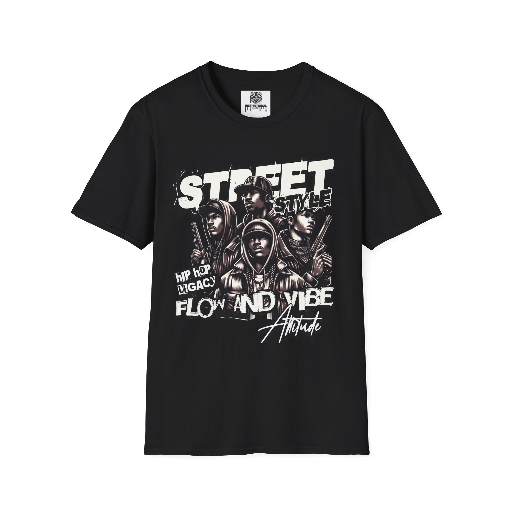 Street Style Graphic T‑Shirt — 'Street Style' Urban Vibe Tee with Crew Portraits