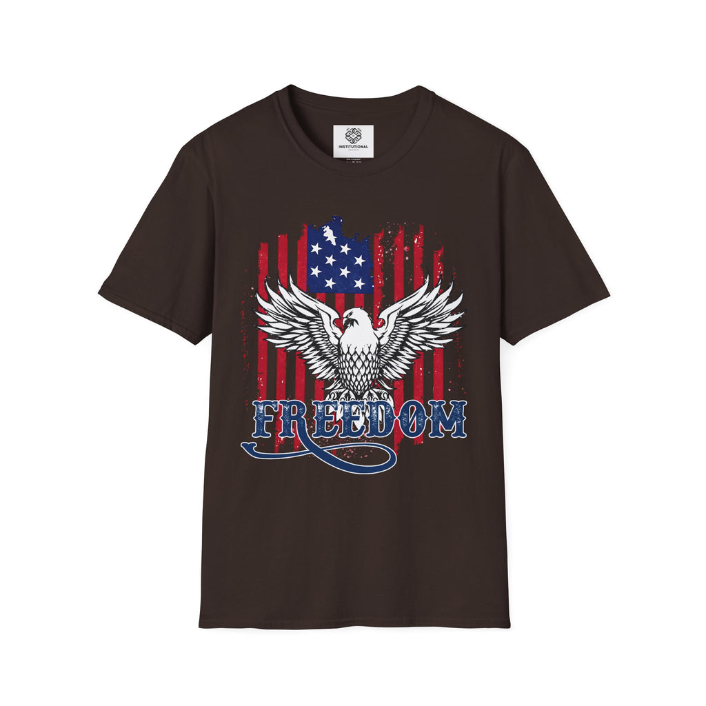 Freedom Eagle T‑Shirt – Patriotic American Flag Graphic Tee