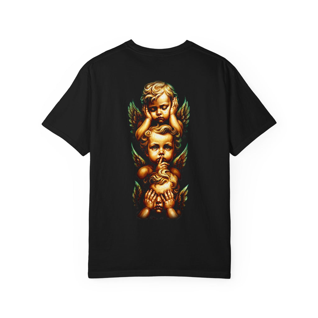 Angel Cherub Graphic T-Shirt — Vintage Trio Back Print