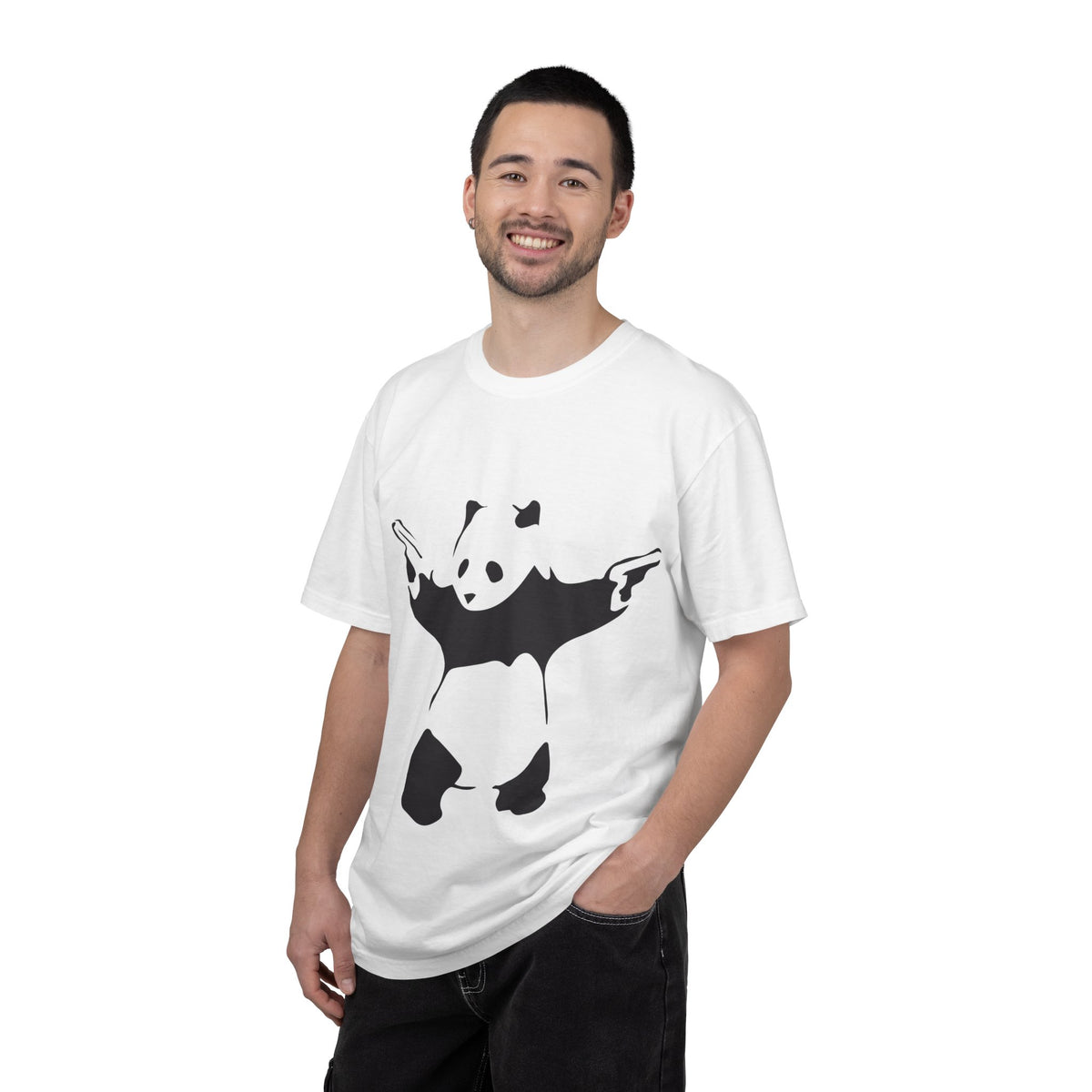 Panda with Guns T-Shirt — Streetwear Graphic Tee
