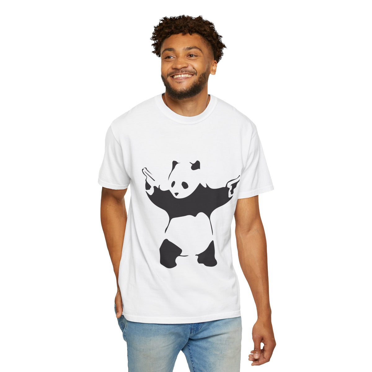 Panda with Guns T-Shirt — Streetwear Graphic Tee