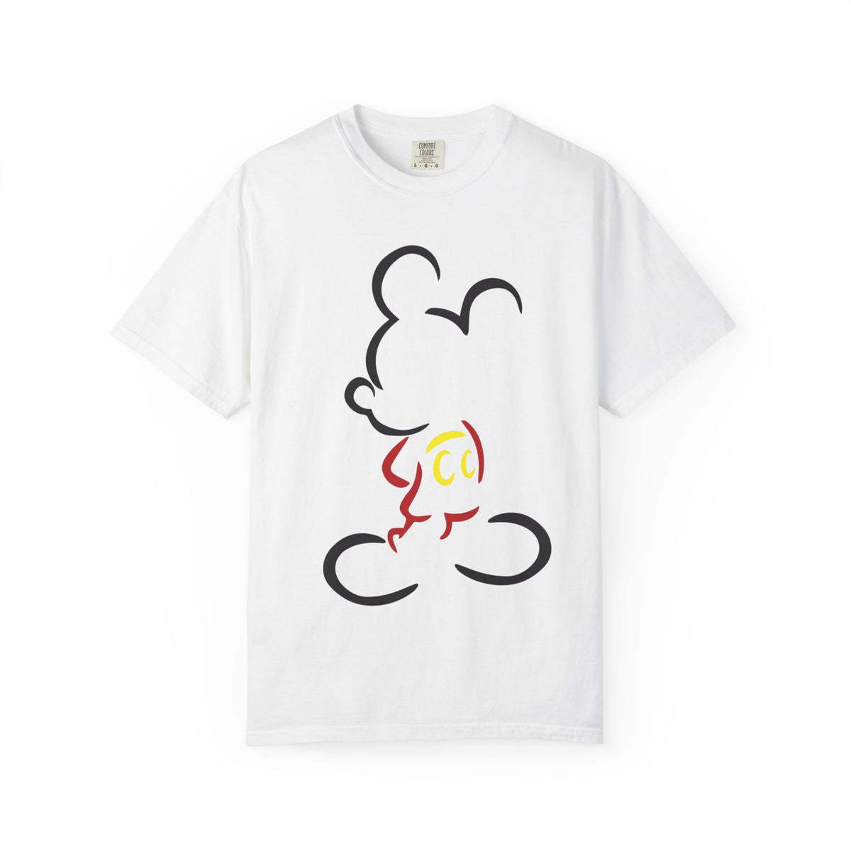 Minimalist Mouse Silhouette T-Shirt
