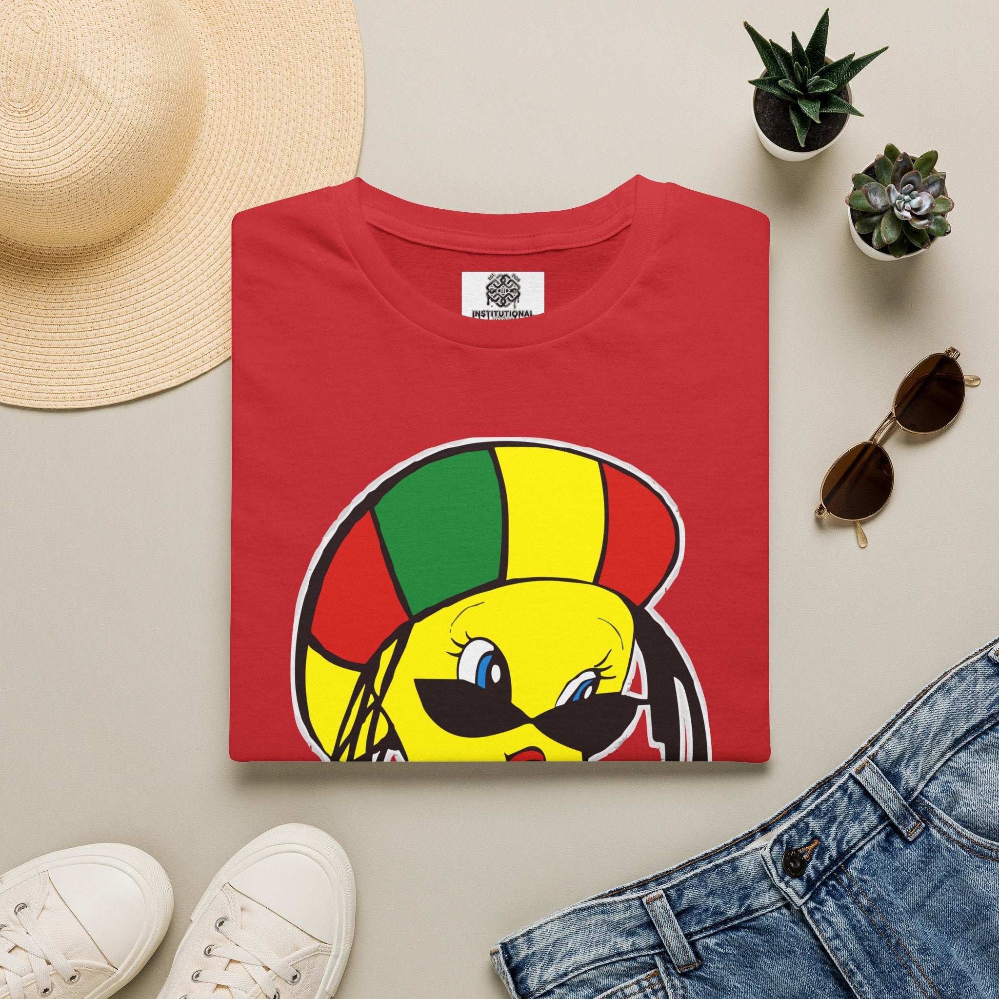 Rasta Tweety T-Shirt — Reggae Cartoon Graphic Tee
