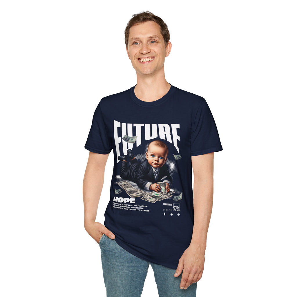 Baby Boss Money Tee — Funny Infant Business Graphic T-Shirt