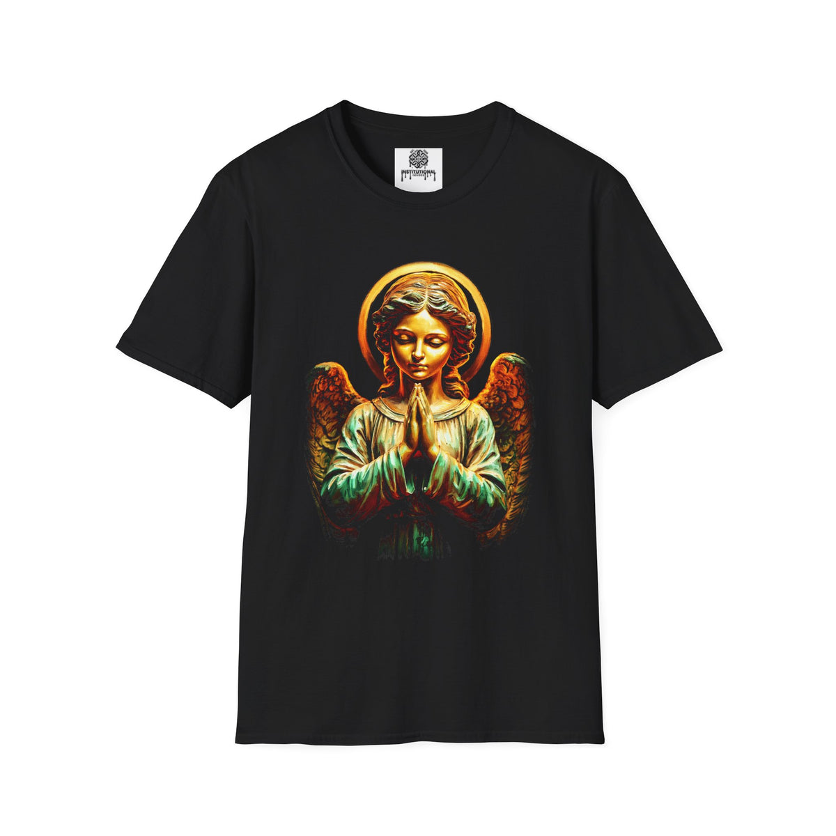 Angel Prayer T-Shirt — Vintage Golden Guardian Tee