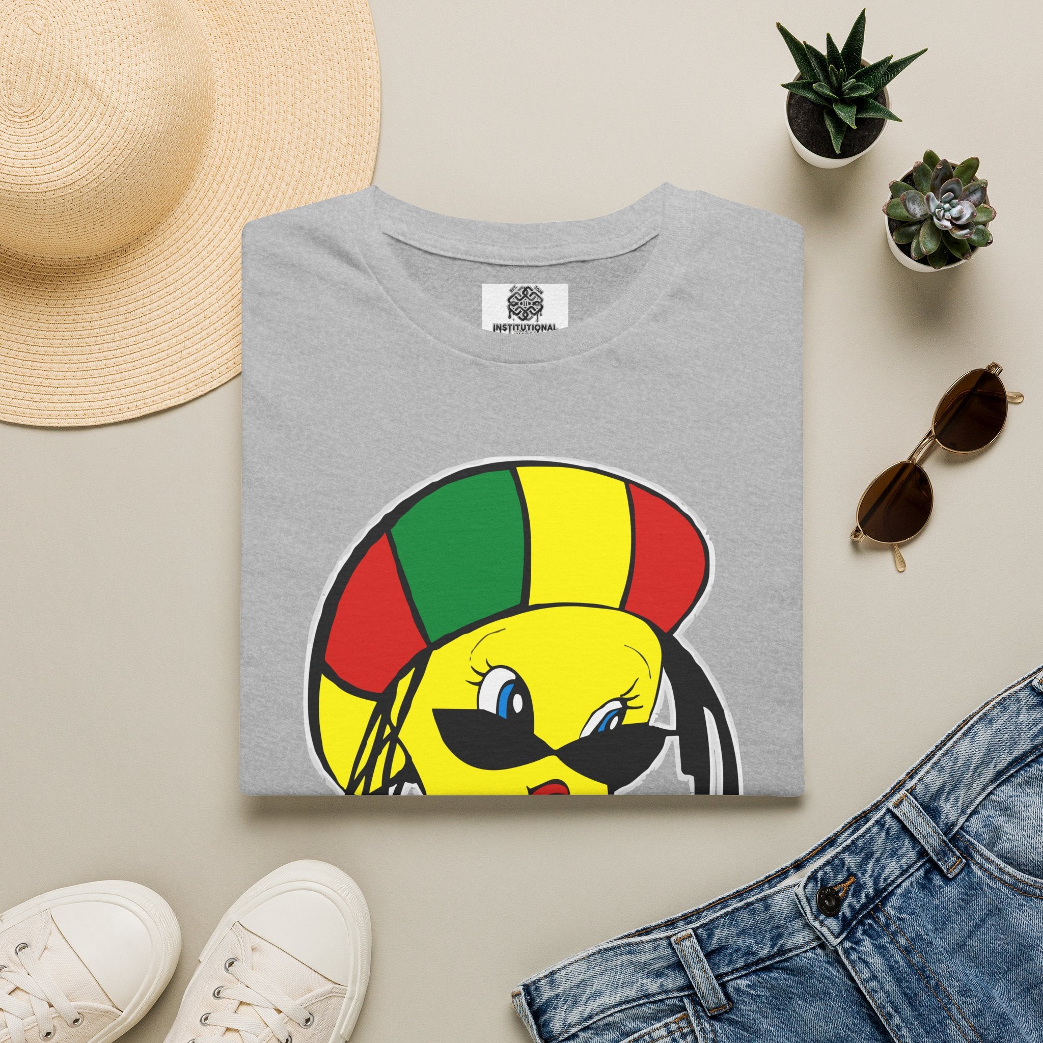 Rasta Tweety T-Shirt — Reggae Cartoon Graphic Tee