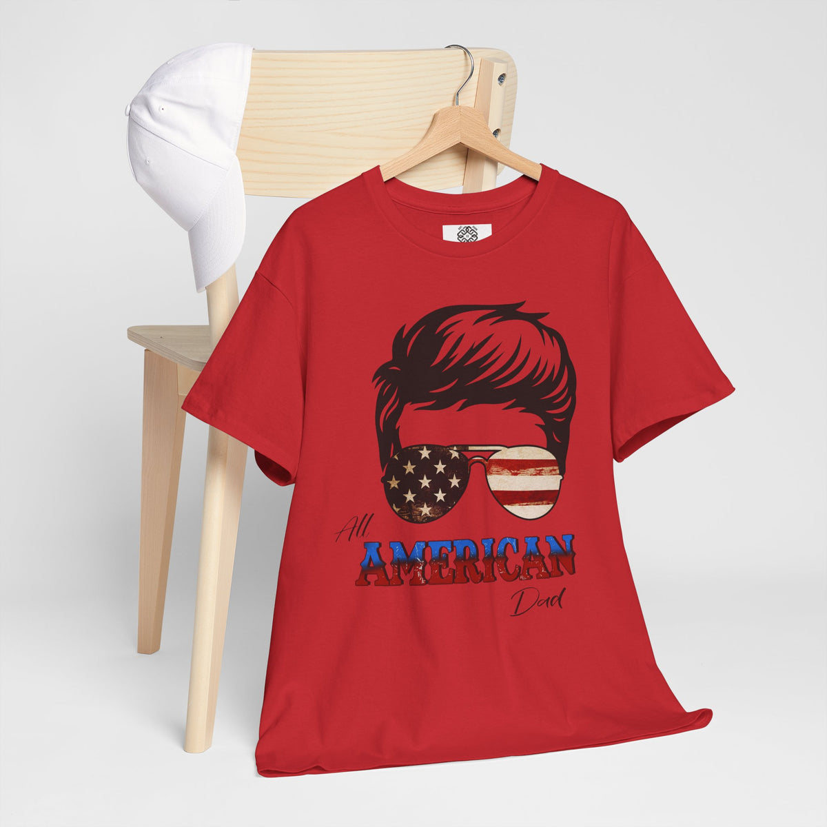 American Sunglasses Graphic Tee — "All American" Patriotic USA T-Shirt