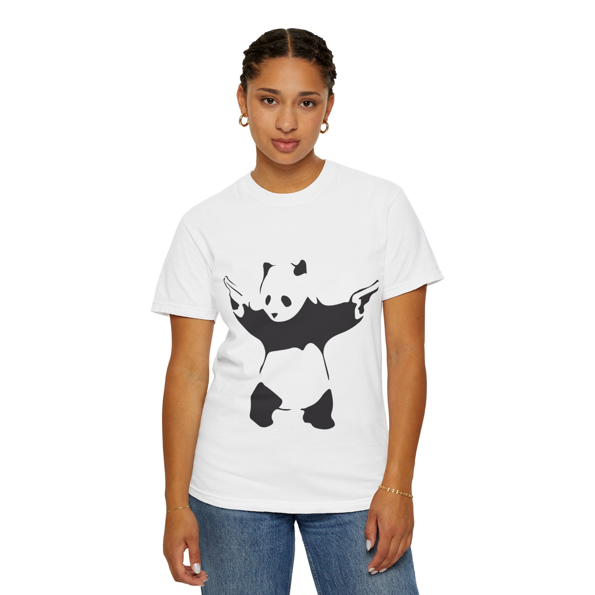 Panda with Guns T-Shirt — Streetwear Graphic Tee